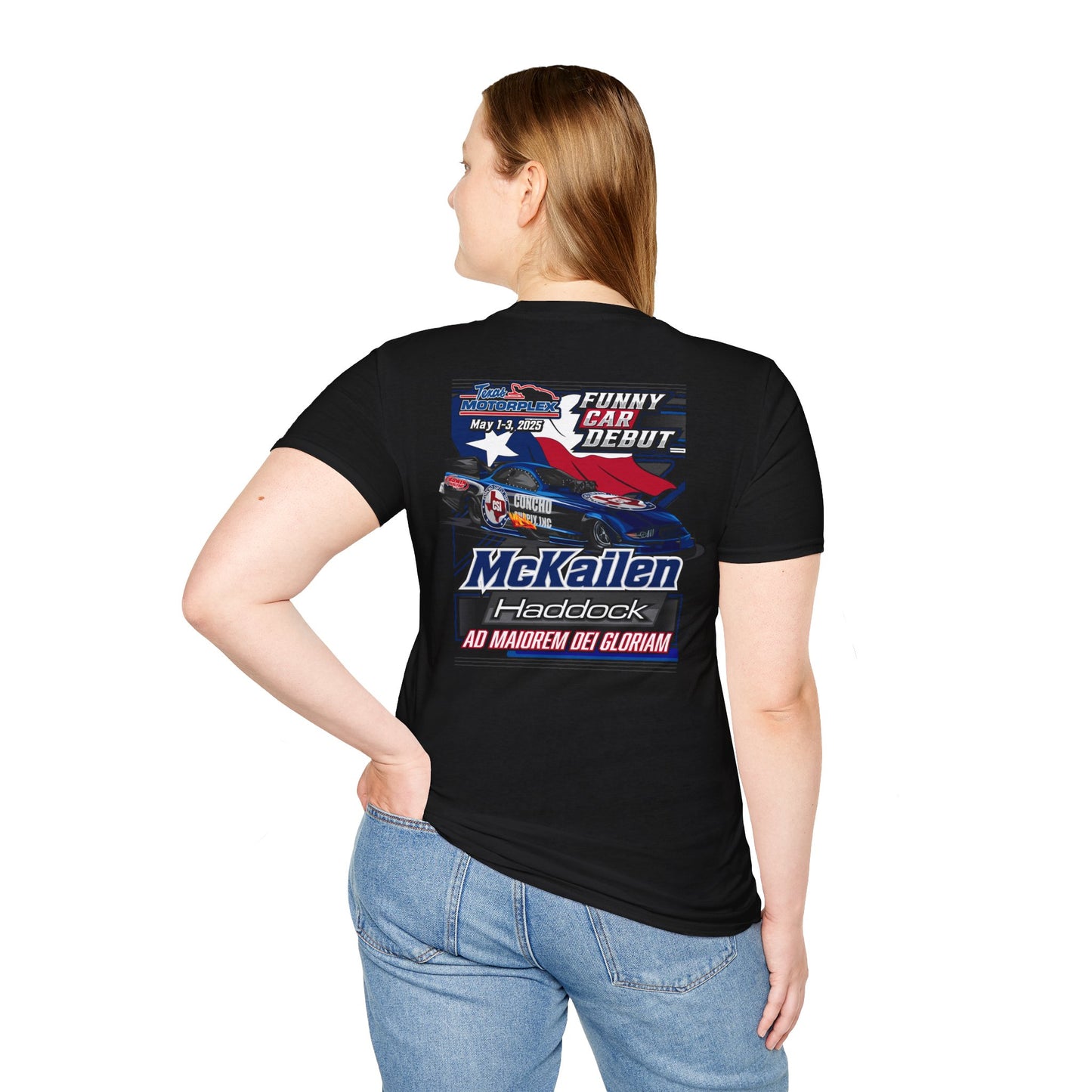 LIMITED TIME ONLY - McKailen Haddock Funny Car Debut Shirt