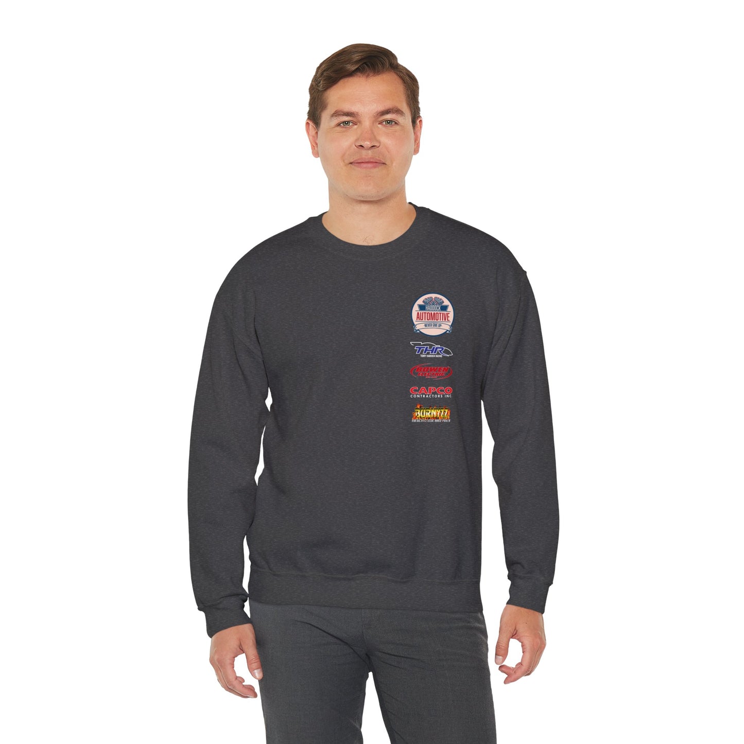 LIMITED TIME ONLY - McKailen Haddock Funny Car Debut Crew Neck Sweatshirt
