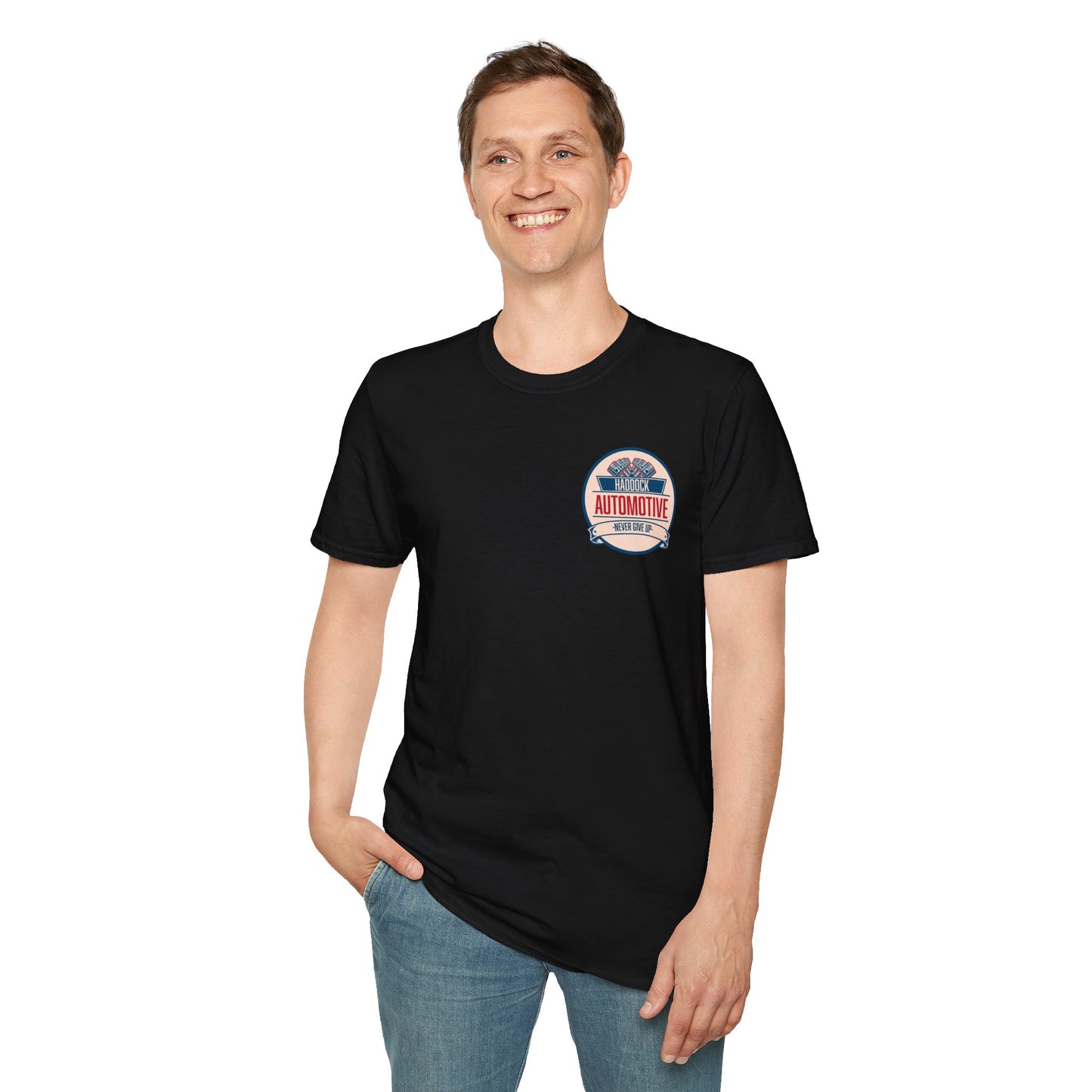 Haddock Automotive T-Shirt - Casual Comfort for Everyday Wear