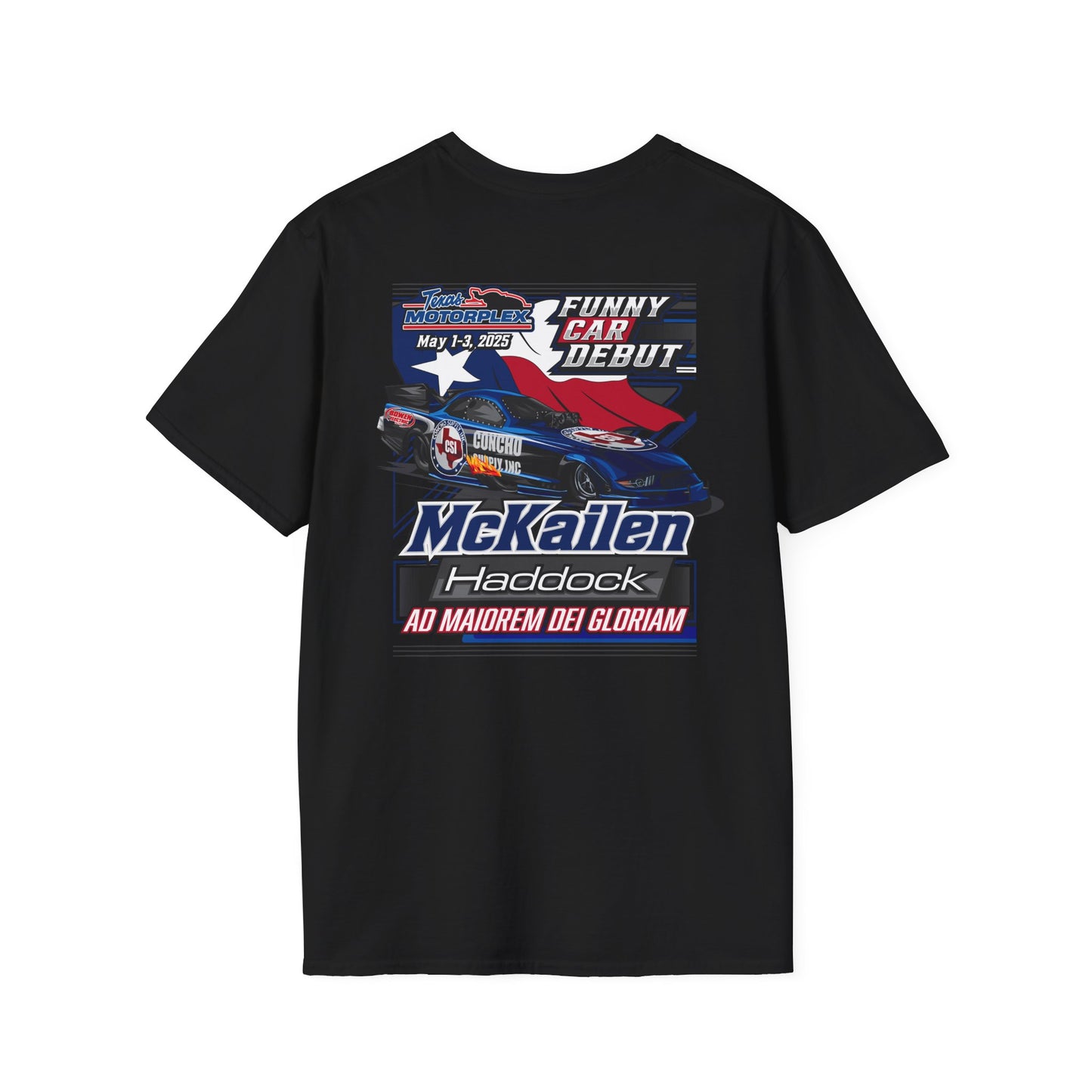 LIMITED TIME ONLY - McKailen Haddock Funny Car Debut Shirt