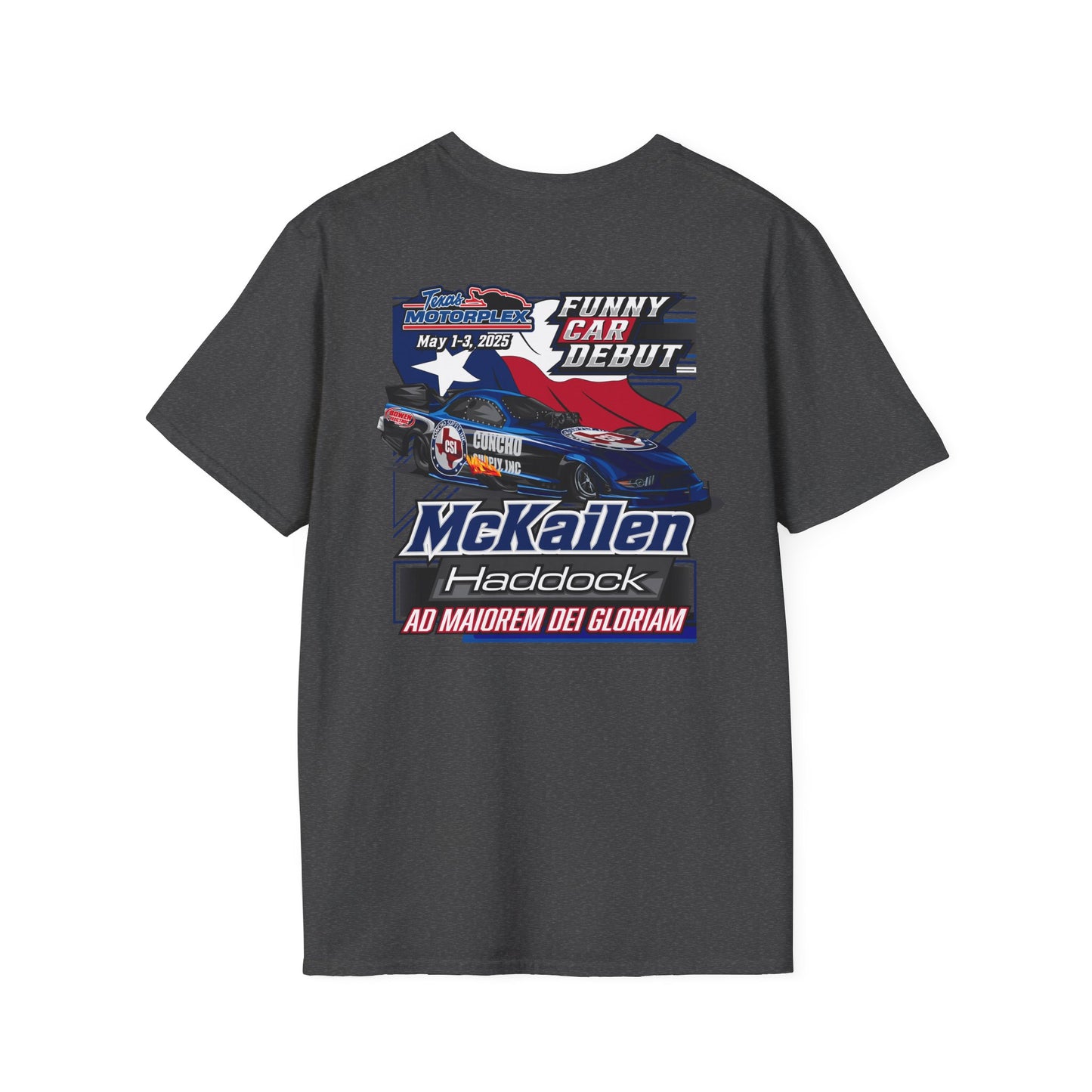 LIMITED TIME ONLY - McKailen Haddock Funny Car Debut Shirt