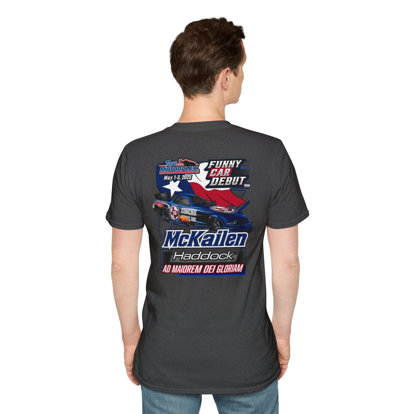 LIMITED TIME ONLY - McKailen Haddock Funny Car Debut Shirt